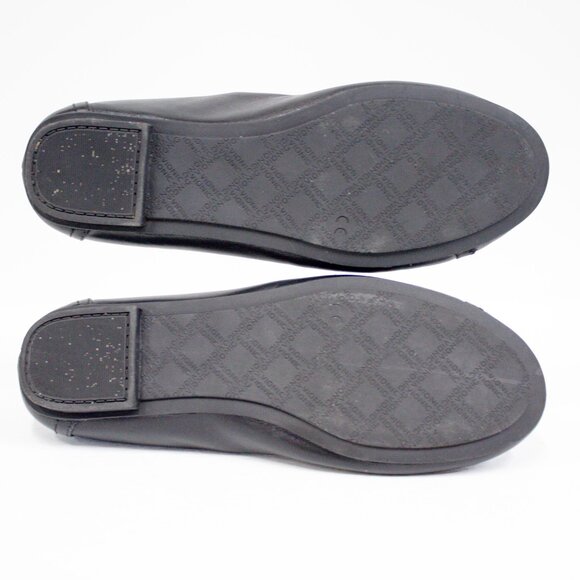 VIONIC CAROLL Ballet Flats Black Leather Classic Career Office Women's 6.5 Wide - Picture 11 of 11